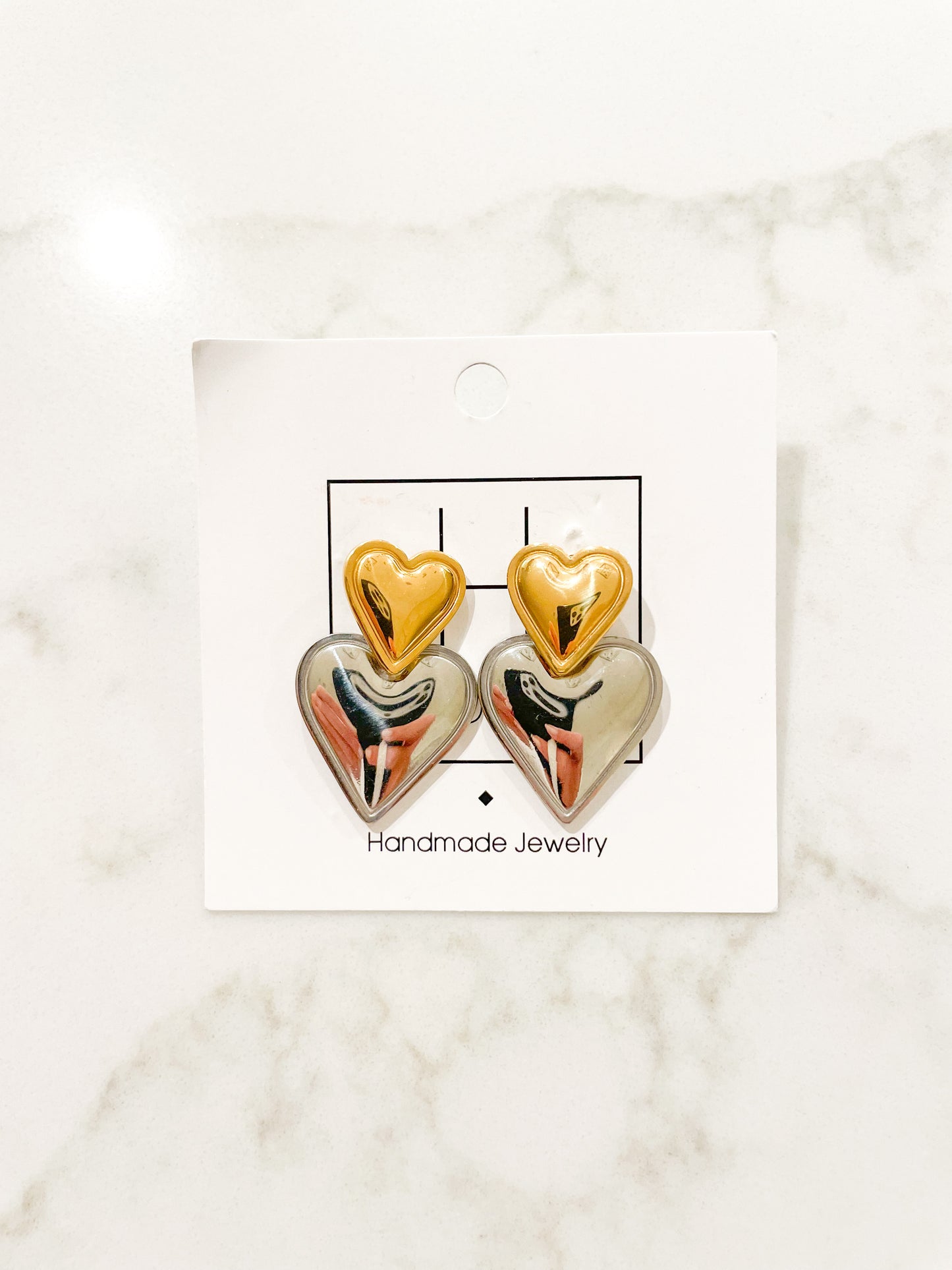 Hart Designs - Double Heart Earrings