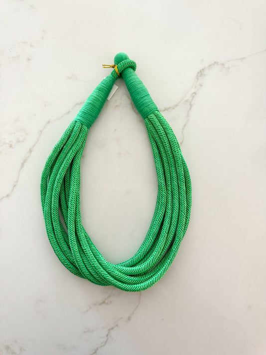 Kelly Green Statement Necklace