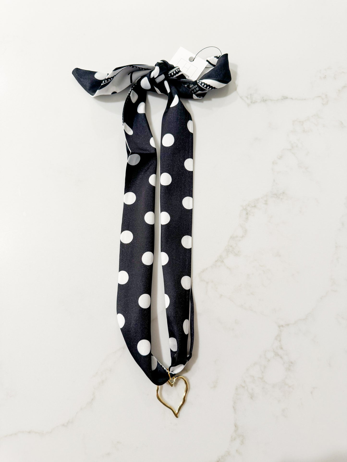 Hart Designs- Polka Dot Scarf Necklace