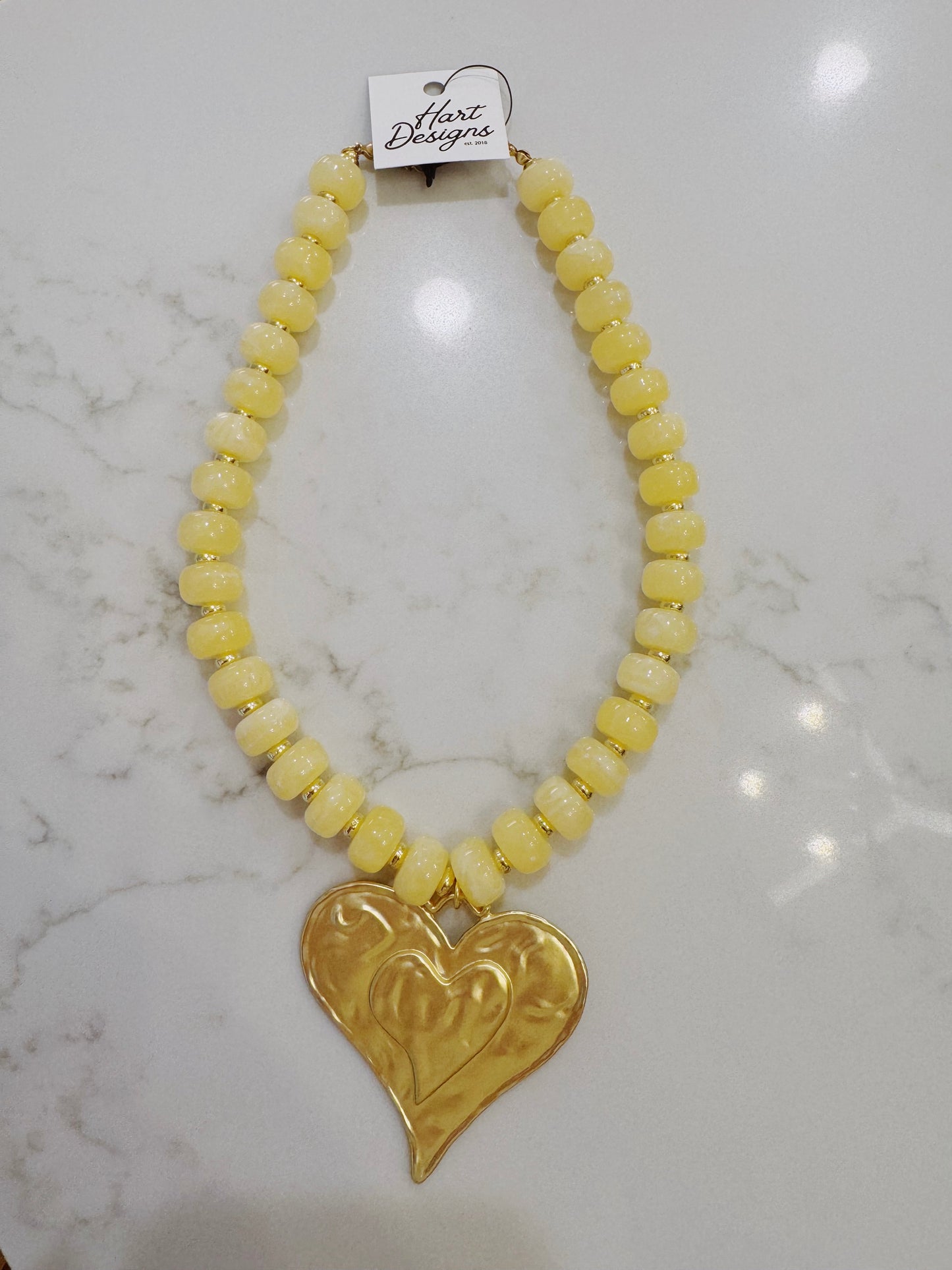 Neutral Heart Necklace