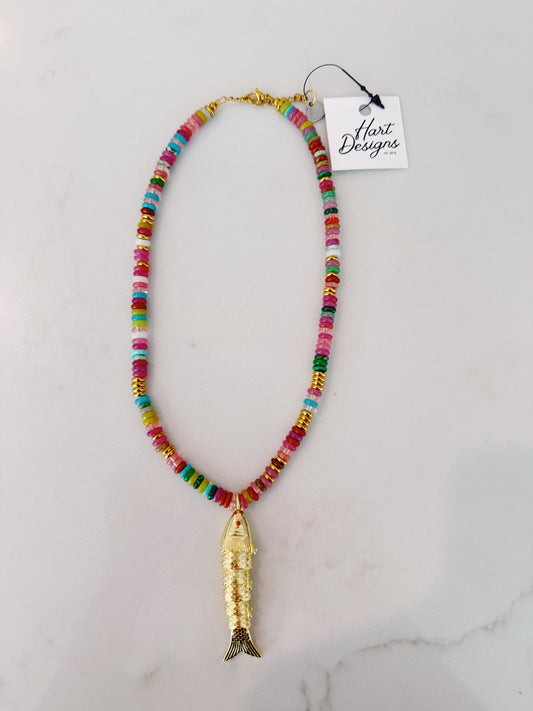 Wiggle Fish Necklace