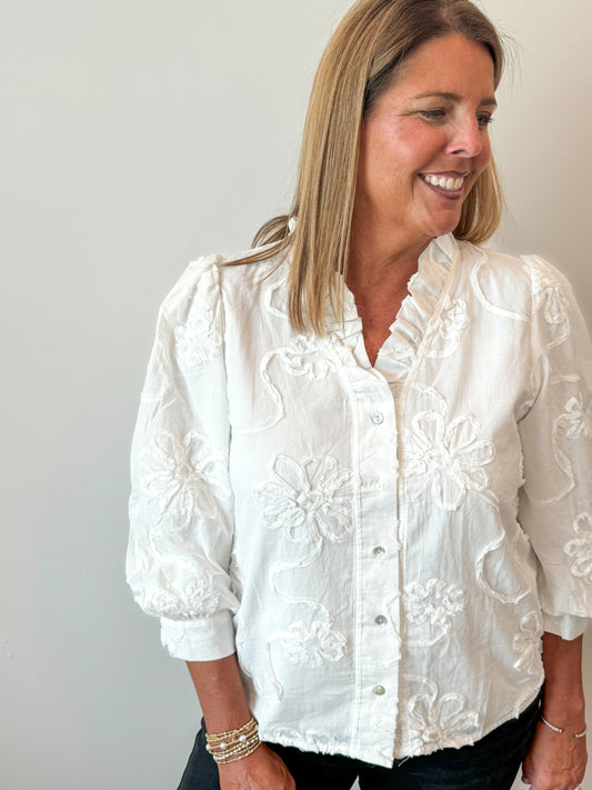 3D Floral Top