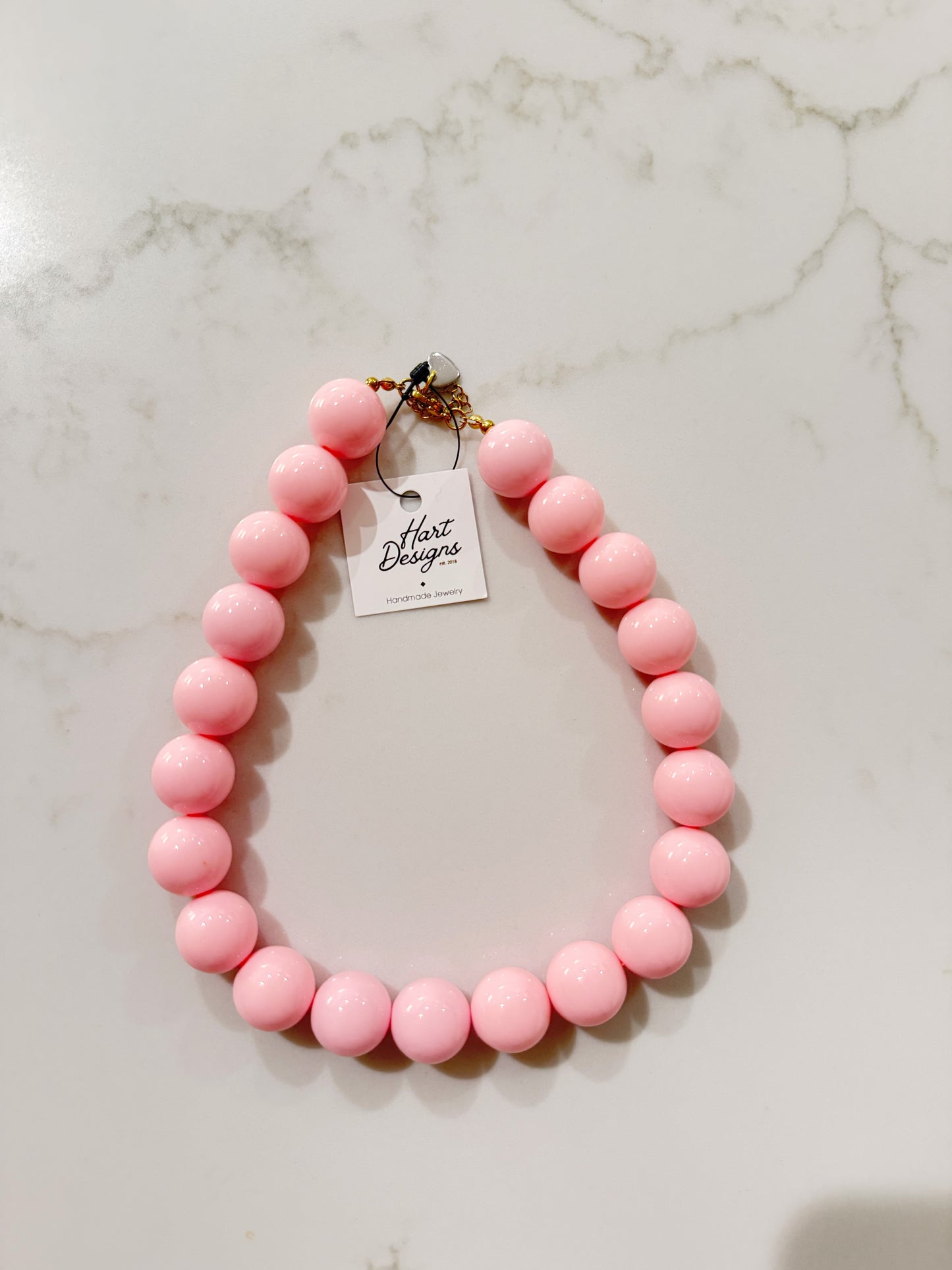 Light Pink Bubble Necklace