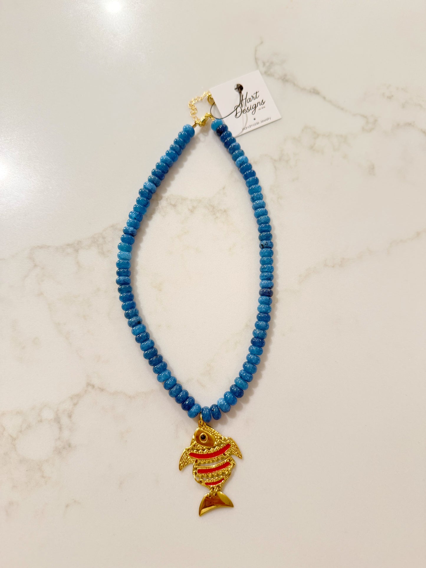 40J Fish Necklace