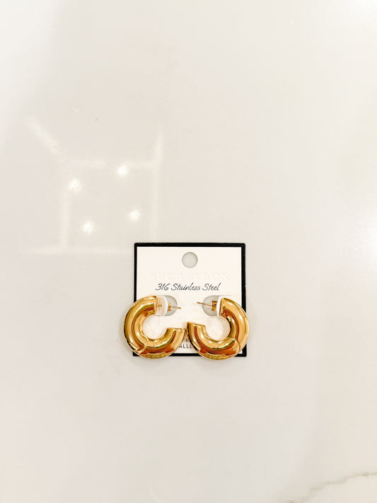 Small Gold Hoops