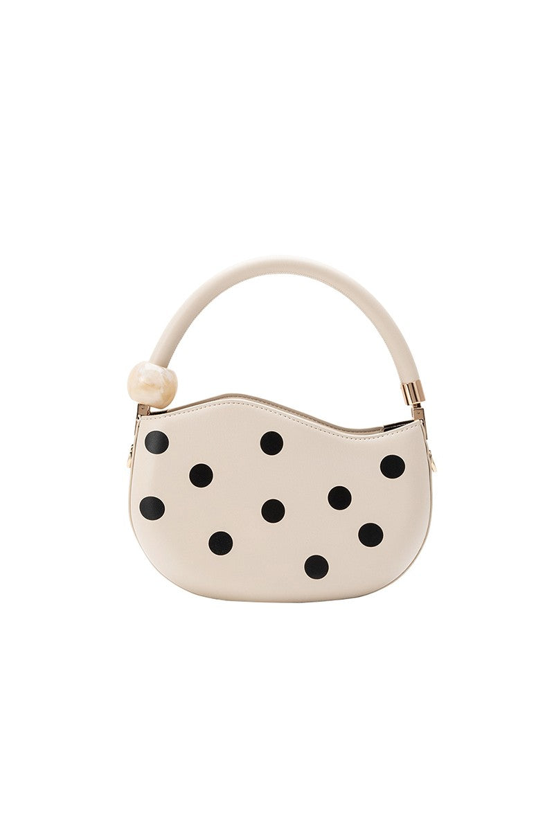 Melie Bianco Jennie Vegan Polka Dot Crossbody Bag